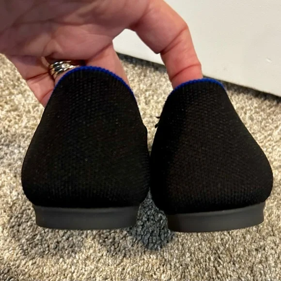 🖤EUC Rothy’s Black Women's Ballet Flats in Size 9 - Picture 9 of 11